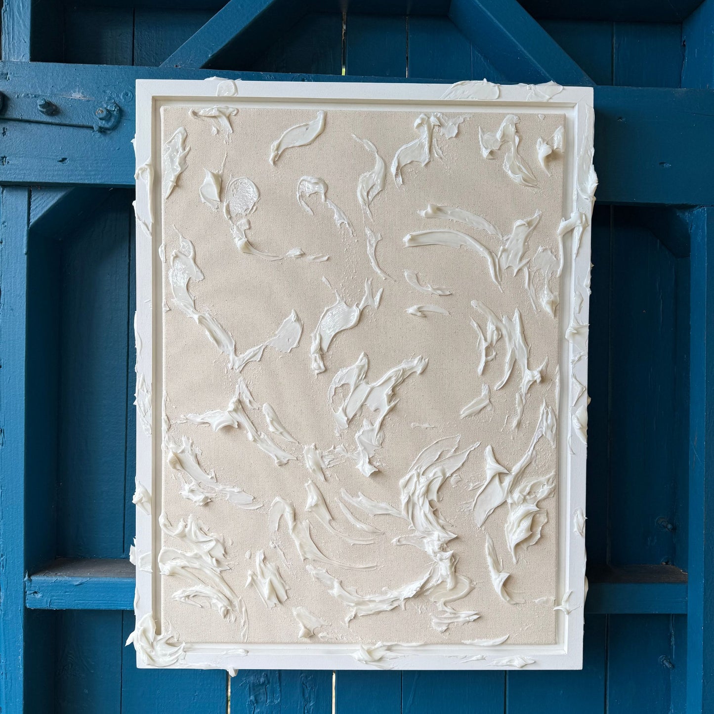 White on canvas 4 - Framed