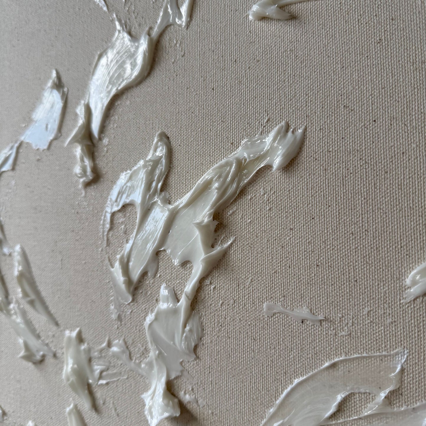 White on canvas 4 - Framed