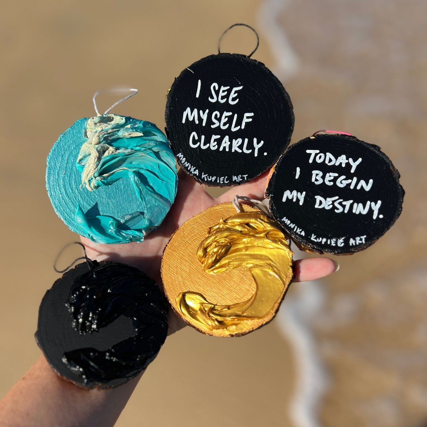 Affirmation Wave Ornament (Pre-Sale Ends 10/22)