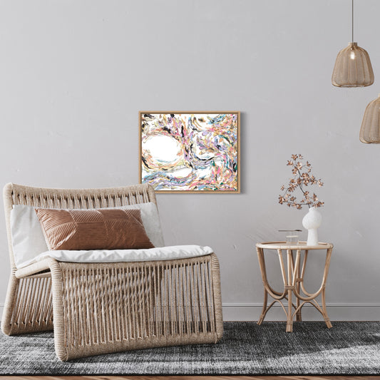 spirit of ayahuasca, abstract art, pastel art, pastel colors, ayahuasca art, ayahuasca print, spiritual art, spiritual healing art