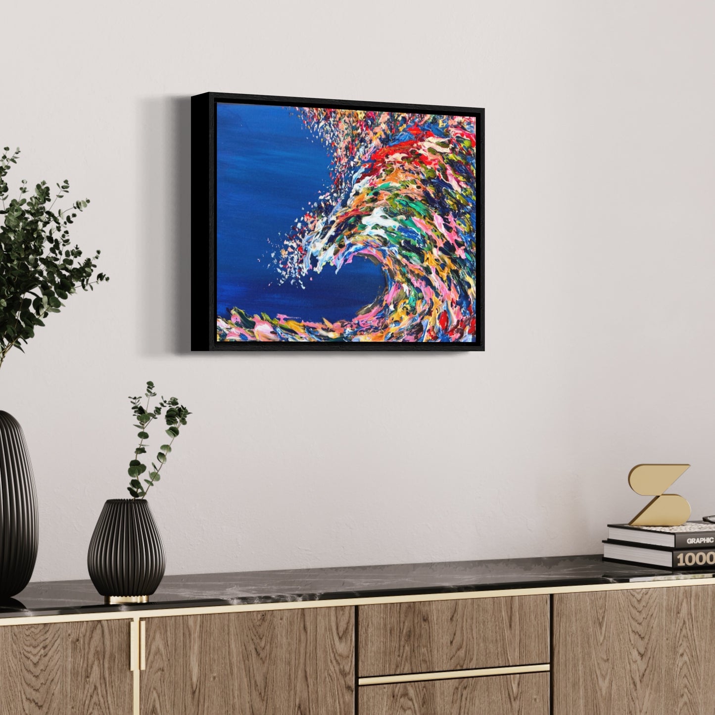 textured wave, hawaiian islands energy art, energy painting, ocean art, hawaii art, blue wave, wave painting