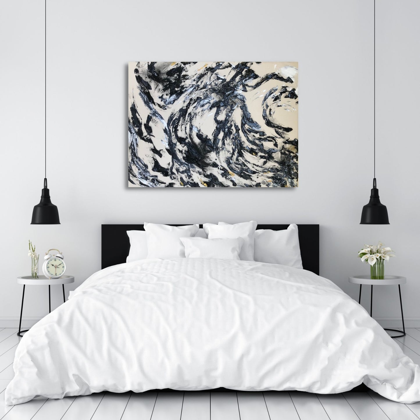 black and white abstract painting, trauma healing art, texture art, texture painting, abstract art hawaii, abstract artist hawaii
