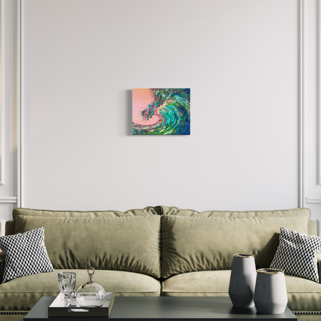 ocean wave art, chakra art, chakra balancing, energy artwork, soul portrait, soul healing, texture painting, texture art