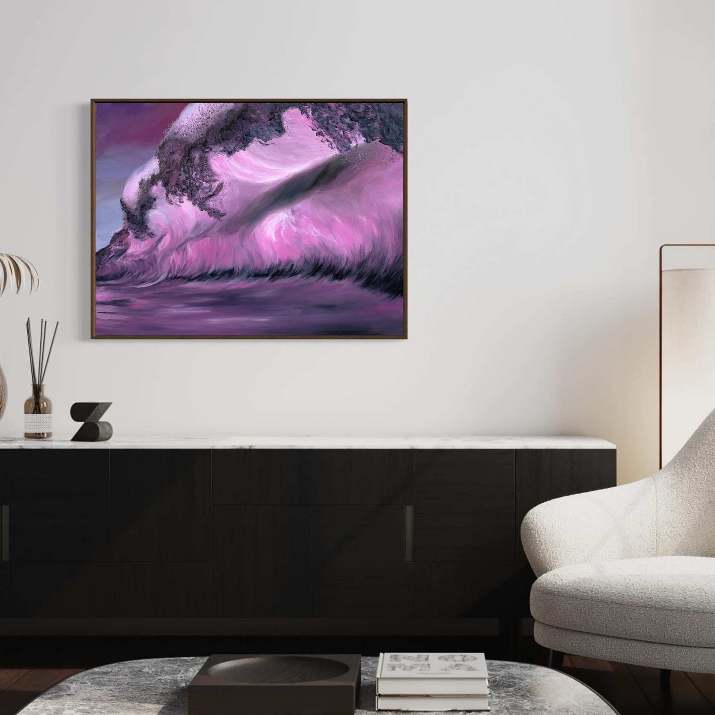 purple wave, hawaii wave, hawaii art print, hawaii art, north shore oahu, keiki beach, purple decor art
